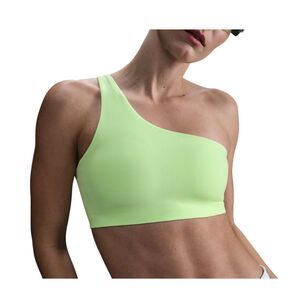 Nike Zenvy Asymmetrical Women's Light-Support Padded Sports Bra XS Green